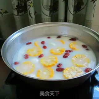 Make Milk sweet corn pot step 4