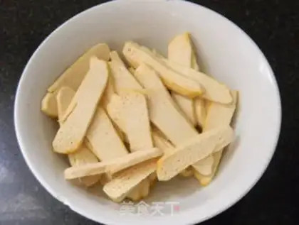 Make Fresh beans and fried step 1