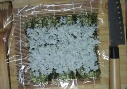 Make Homemade sushi step 6