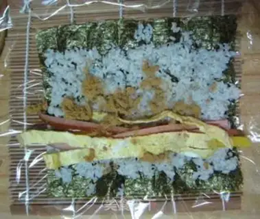 Make Homemade sushi step 7