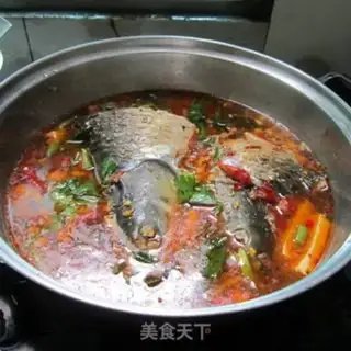 Make Spicy fish head tofu pot step 7