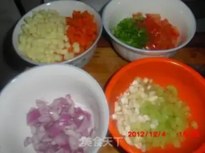 Make Five-coloured rice step 0