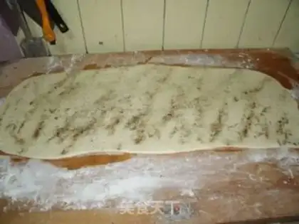 Make Onion ham roll step 6