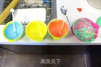 Make The colored gingerbread step 21