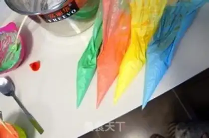 Make The colored gingerbread step 22