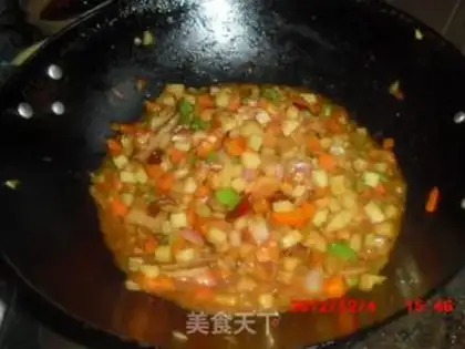 Make Five-coloured rice step 7