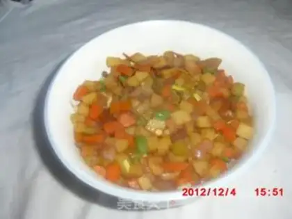 Make Five-coloured rice step 9