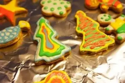 Make The colored gingerbread step 25