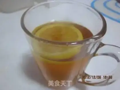 Make Lemon tea step 4