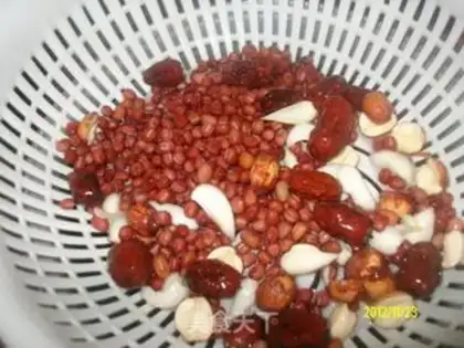 Make Nutritional red bean congee step 0