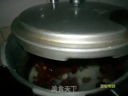 Make Nutritional red bean congee step 4