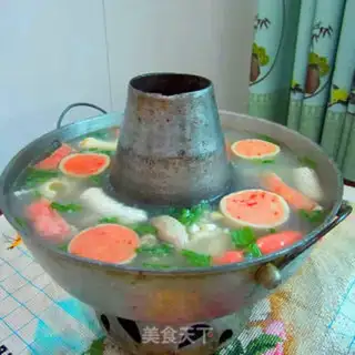 Make Little intestine soup pot step 8