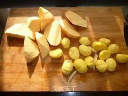 Make Chestnut chops soup step 6