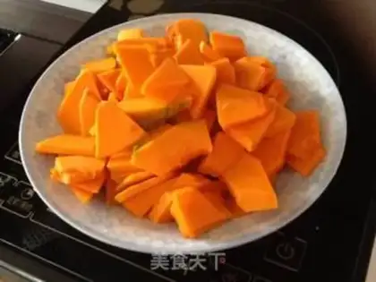 Make Pumpkin buns step 1