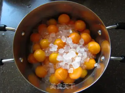 Make ♪ Orange and honey ♪ step 1