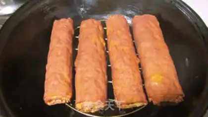 Make Dry tofu rolls step 7