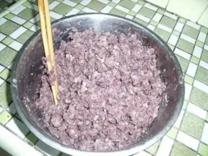 Make Red bean pancakes step 1