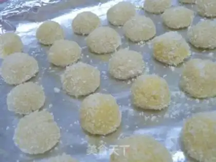 Make Protein coconut ball step 6