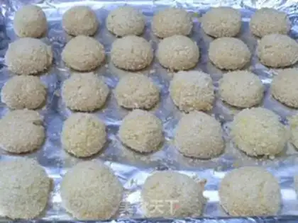 Make Protein coconut ball step 7