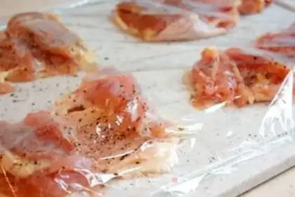 Make Tomato mushroom pasta with roast chicken leg step 1