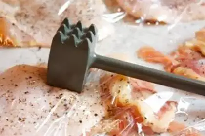 Make Tomato mushroom pasta with roast chicken leg step 2