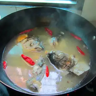 Make Fish head vase pan step 3