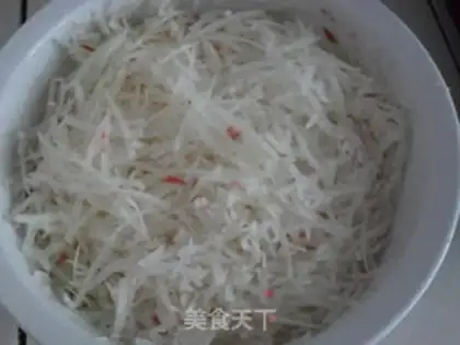 Make radish meat dumplings step 0