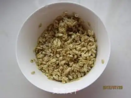 Make Oatmeal veal and fish cake step 1