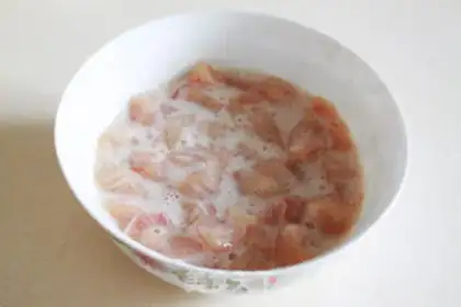 Make Cashew chicken step 1