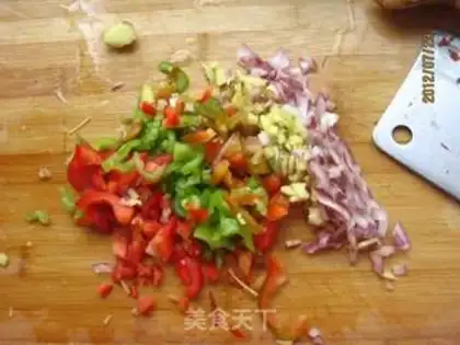 Make Oatmeal veal and fish cake step 2