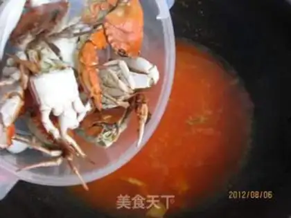 Make Cheese juice, crabs step 10
