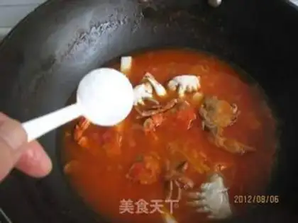 Make Cheese juice, crabs step 11