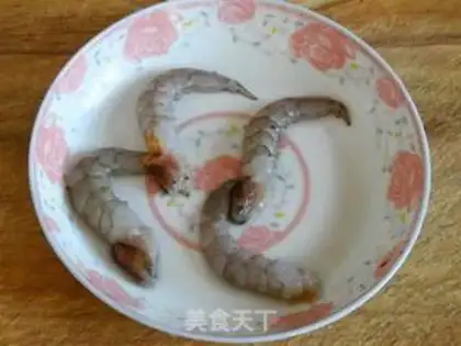 Make Soy shrimp step 1
