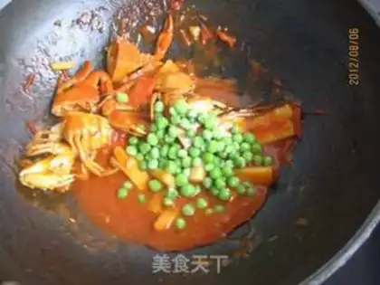 Make Cheese juice, crabs step 14