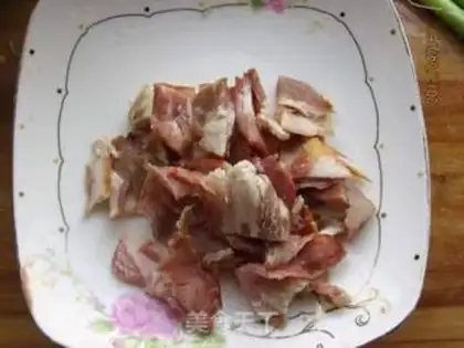 Make Fried bacon, Dutch beans step 5