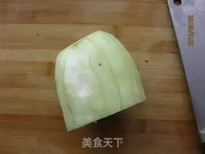 Make Poonmelon with flowers and soup step 1