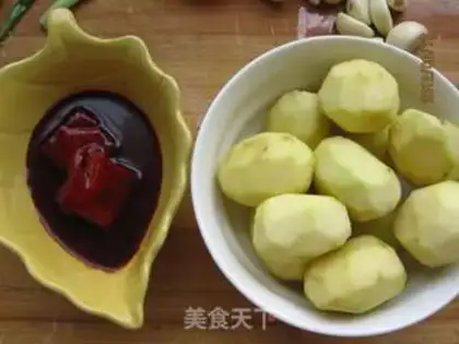 Make Red burning potatoes step 0