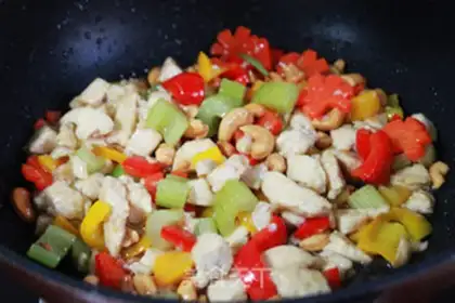 Make Cashew chicken step 9