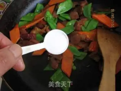 Make Fried bacon, Dutch beans step 9