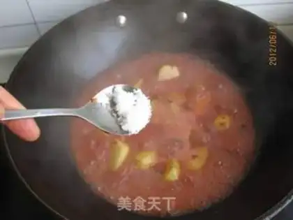 Make Red burning potatoes step 8