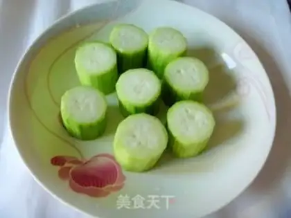 Make Shrimp chicken silk melon step 3