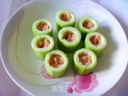 Make Shrimp chicken silk melon step 6