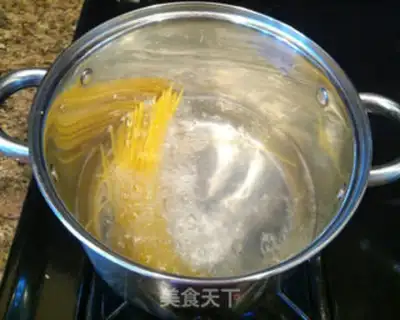 Make The rainbow trout pasta step 1