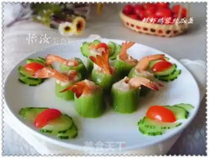Make Shrimp chicken silk melon step 11