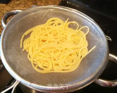 Make The rainbow trout pasta step 2