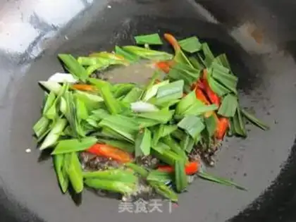 Make Twin peas, fried meat step 7
