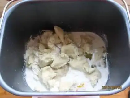 Make Banana mud bread step 1