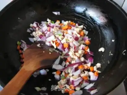 Make Fish fried rice step 4