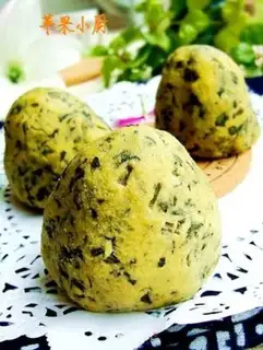 Make ♪ ♪ Red potato leaf corn paste nest ♪ step 13