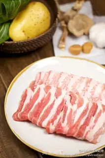 Make Pork porridge step 0